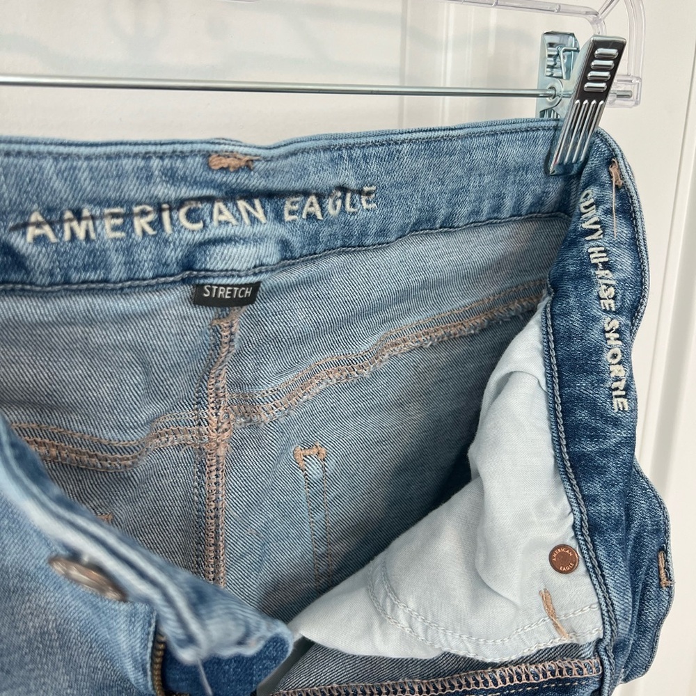 American Eagle Stretch Curvy Hi Rise Shortie 8 - Picture 3 of 5
